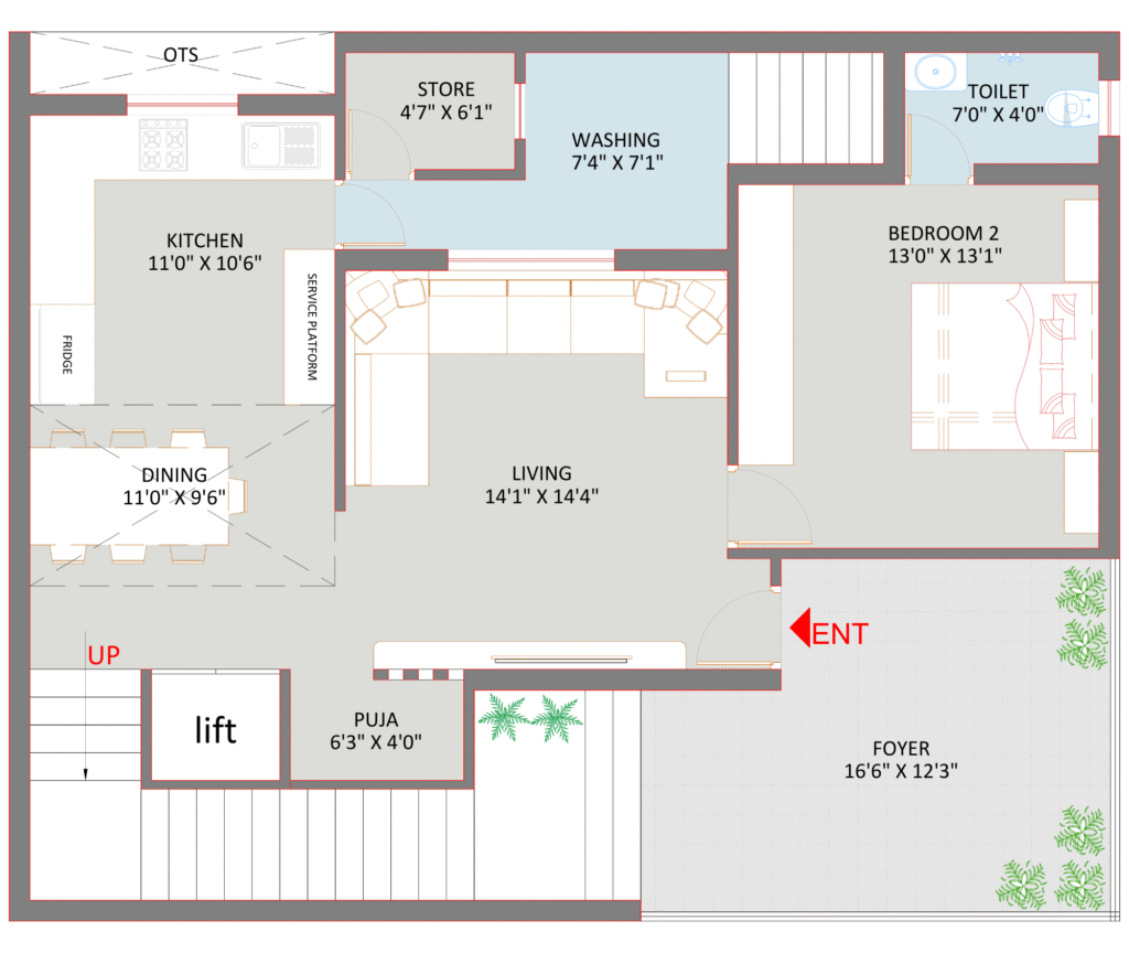 First Floor - Aurum Residence