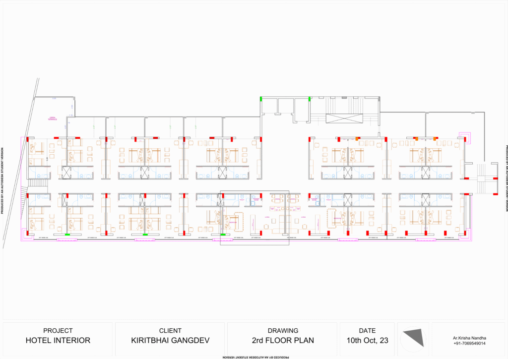 Floor Plan - Infinity Hotel